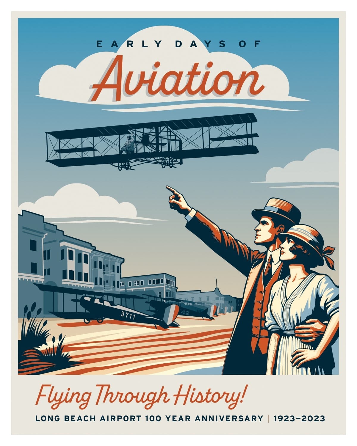 Long Beach Airport releases commemorative posters celebrating 100 years of history