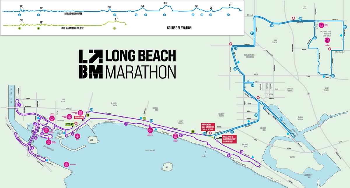 Beware road closures during 40th Long Beach Marathon