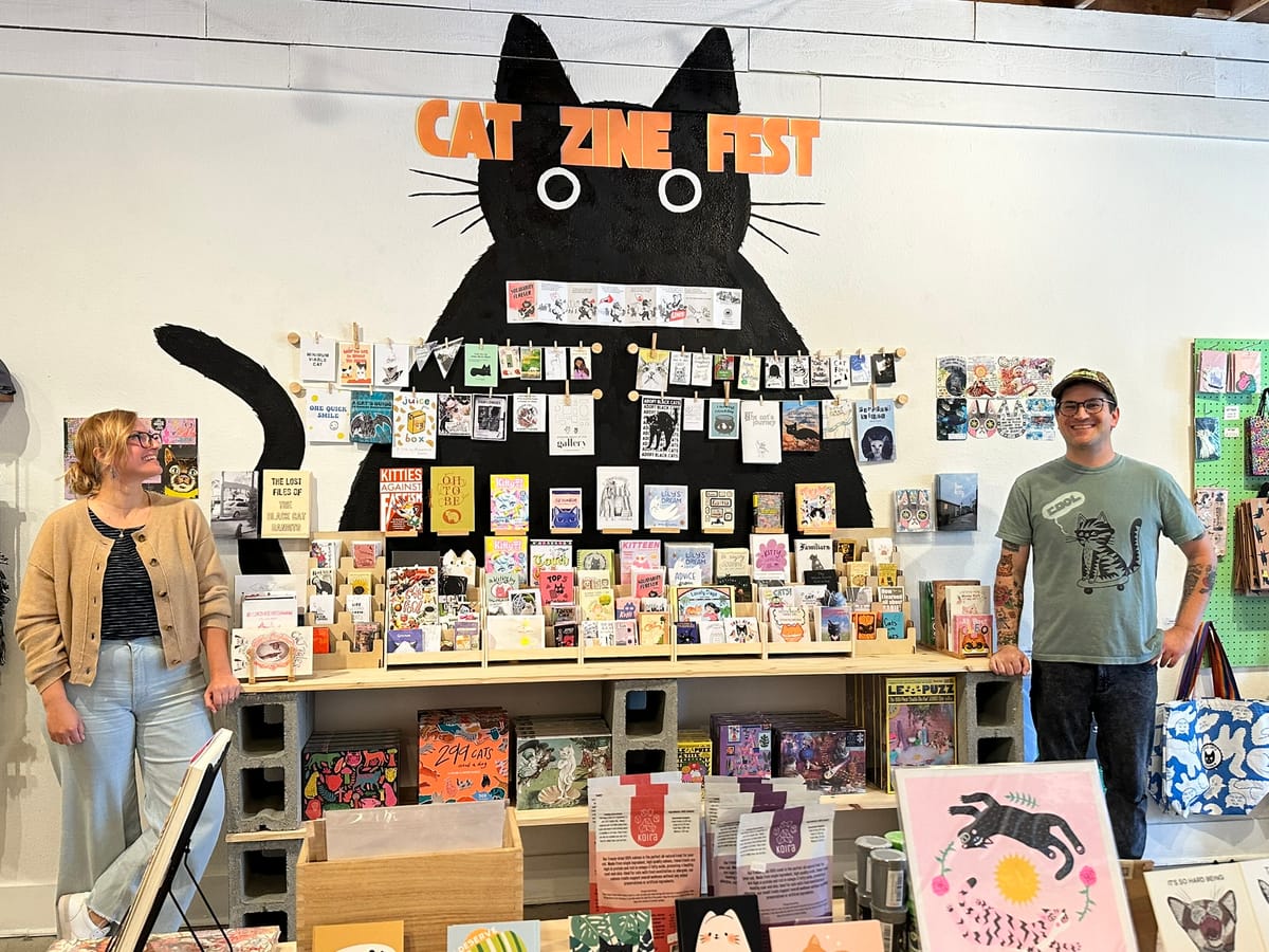 Scratch This: Buy a zine and help a kitty!
