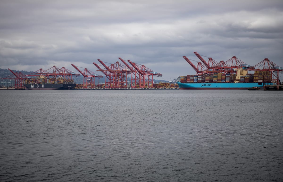 Man dies after being hit by his own truck at Long Beach port