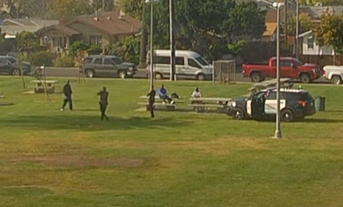 Video shows moment when Long Beach police fatally shoot man at MacArthur Park