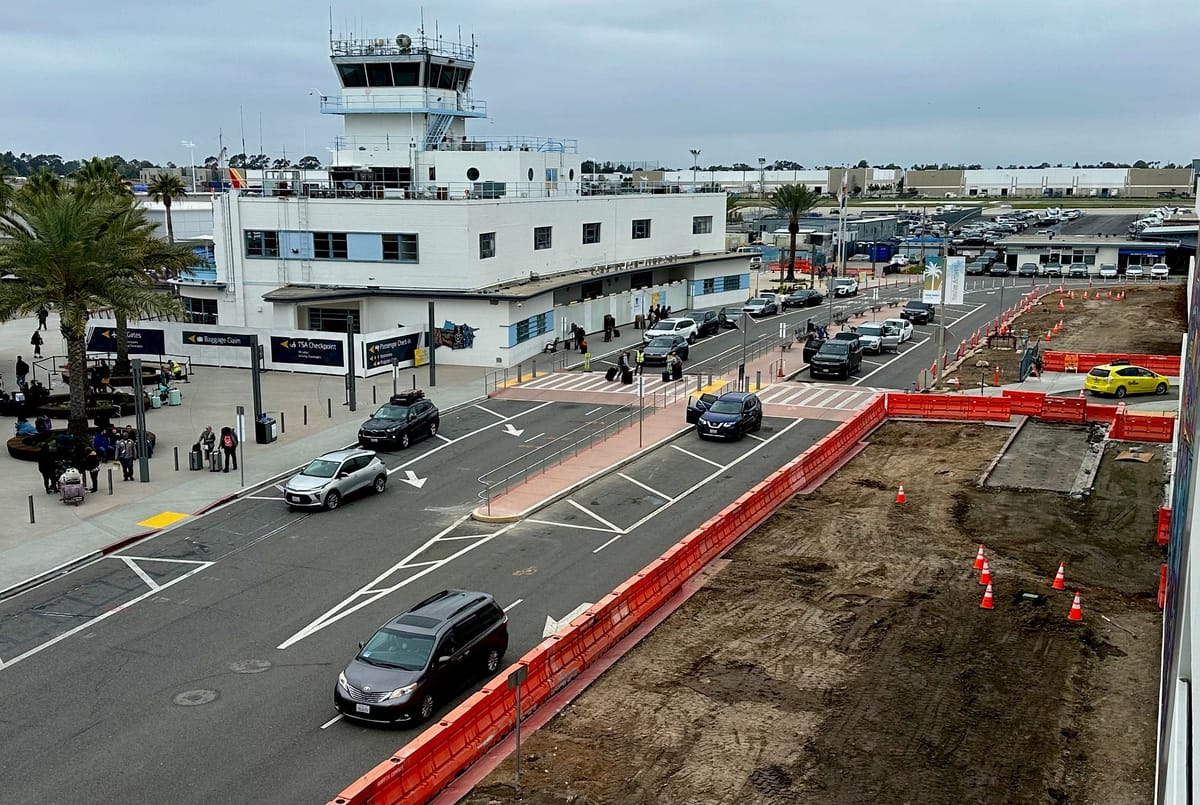 Expect delays at Long Beach Airport as two lanes of traffic will close through June 