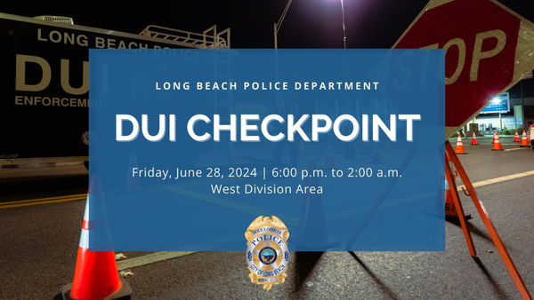 LBPD to hold DUI checkpoint on Friday