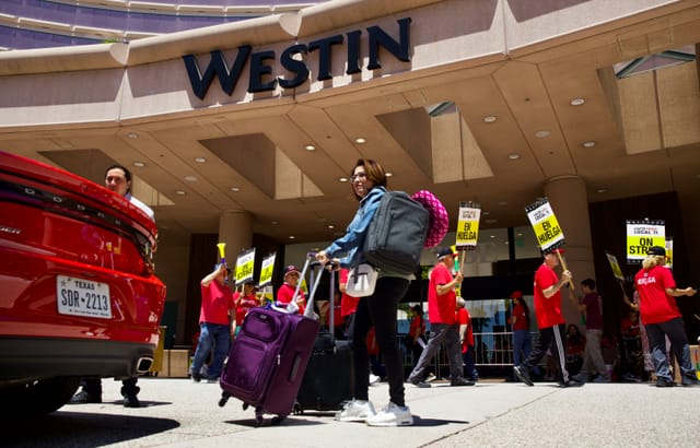 ‘As long as it takes’: Westin Long Beach workers are on strike