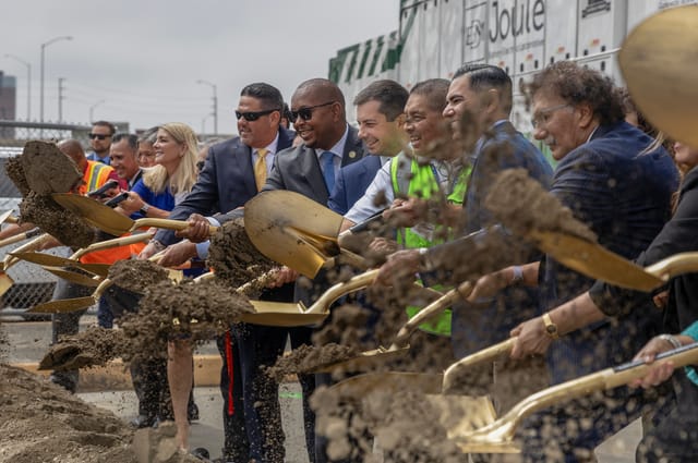 ‘Pier beast’: Port of Long Beach breaks ground on massive $1.57B rail yard