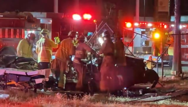 Woman dies after crashing into Metro train, police say