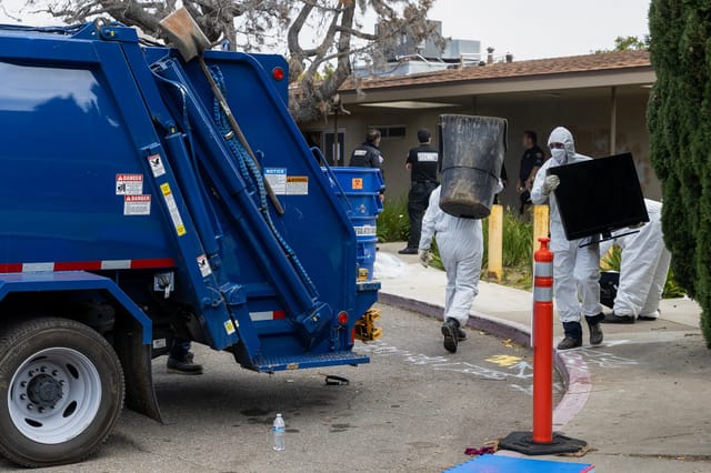 Crews clear homeless encampment in vacant building to make way for affordable housing development in Long Beach