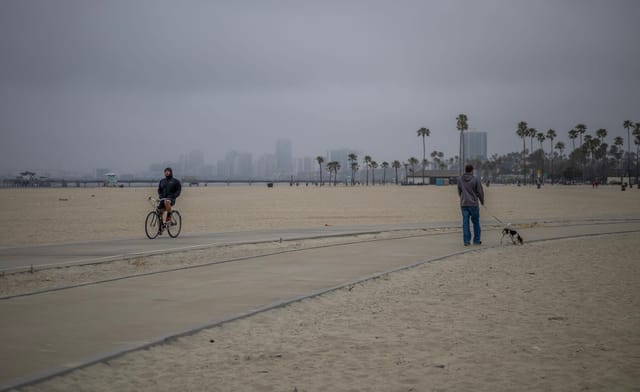 Long Beach could allow e-scooters on beach bike path under new pilot program